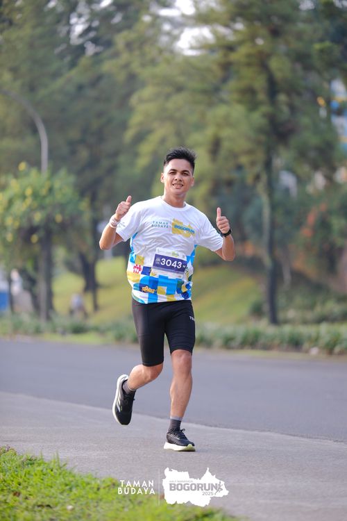 Race photo from Taman Budaya x BOGORUN 2025