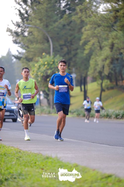 Race photo from Taman Budaya x BOGORUN 2025