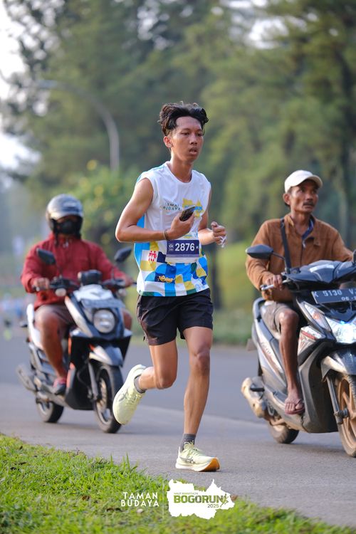 Race photo from Taman Budaya x BOGORUN 2025