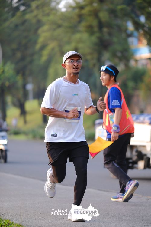 Race photo from Taman Budaya x BOGORUN 2025