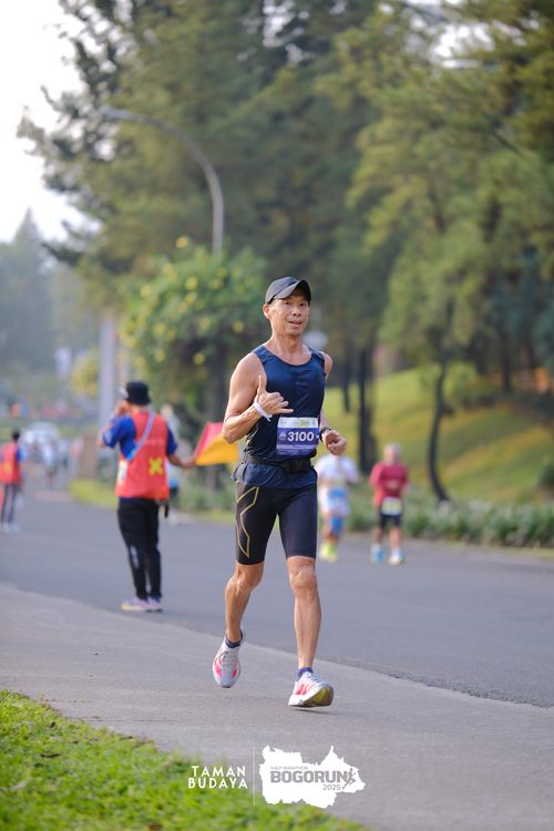 Race photo from Taman Budaya x BOGORUN 2025