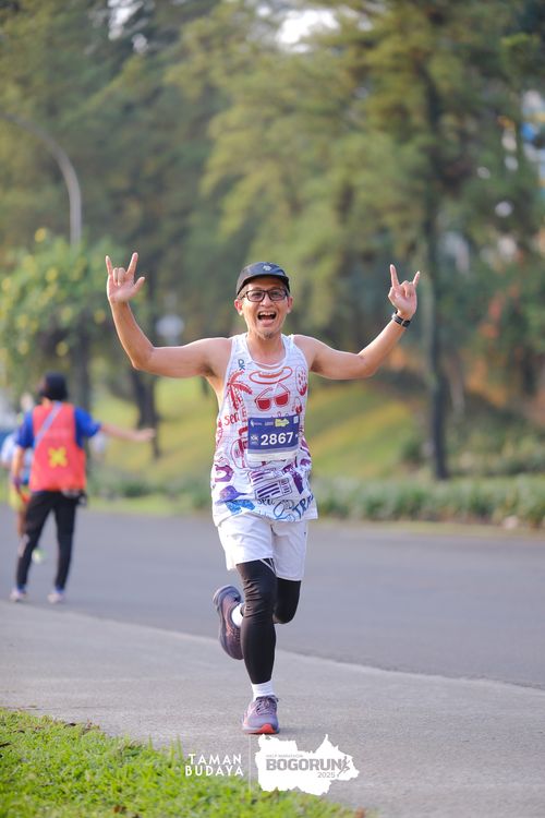 Race photo from Taman Budaya x BOGORUN 2025