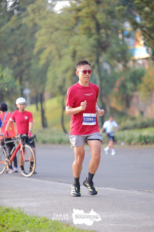 Race photo from Taman Budaya x BOGORUN 2025