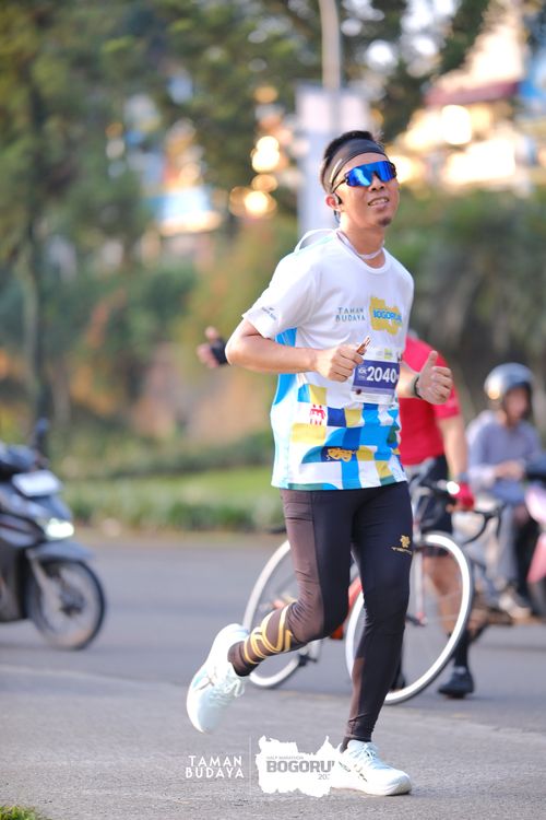 Race photo from Taman Budaya x BOGORUN 2025