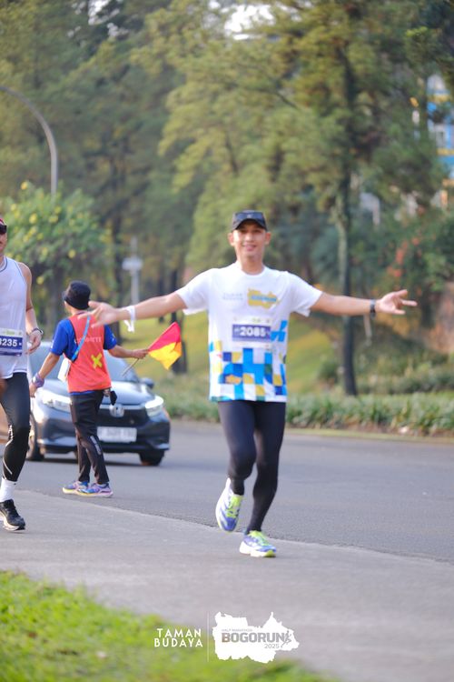 Race photo from Taman Budaya x BOGORUN 2025