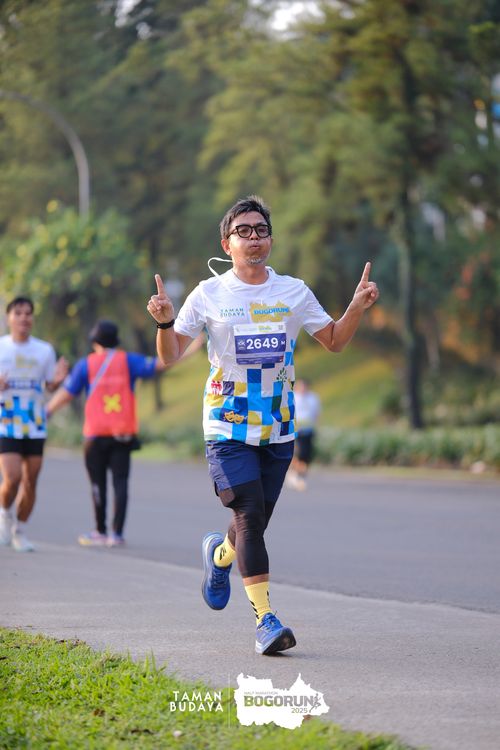 Race photo from Taman Budaya x BOGORUN 2025