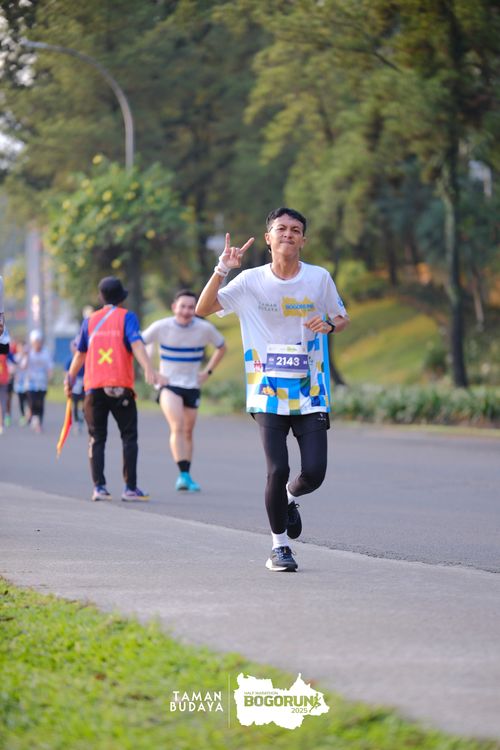 Race photo from Taman Budaya x BOGORUN 2025
