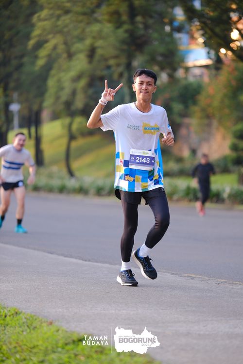 Race photo from Taman Budaya x BOGORUN 2025
