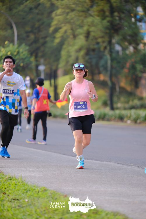 Race photo from Taman Budaya x BOGORUN 2025