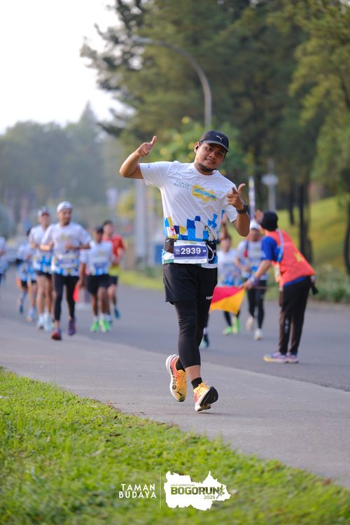 Race photo from Taman Budaya x BOGORUN 2025