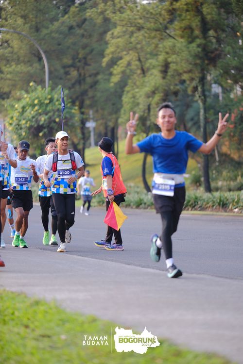 Race photo from Taman Budaya x BOGORUN 2025