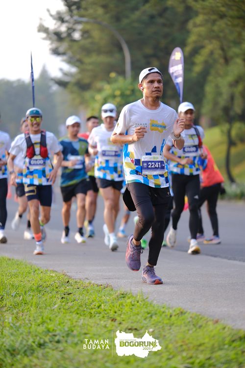 Race photo from Taman Budaya x BOGORUN 2025