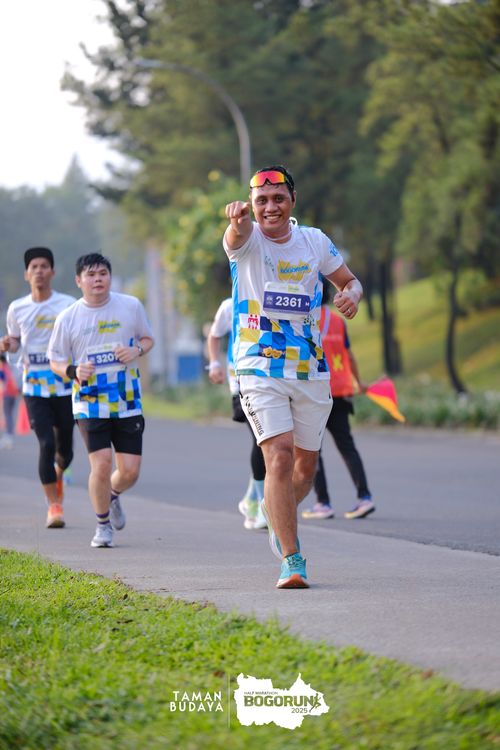 Race photo from Taman Budaya x BOGORUN 2025