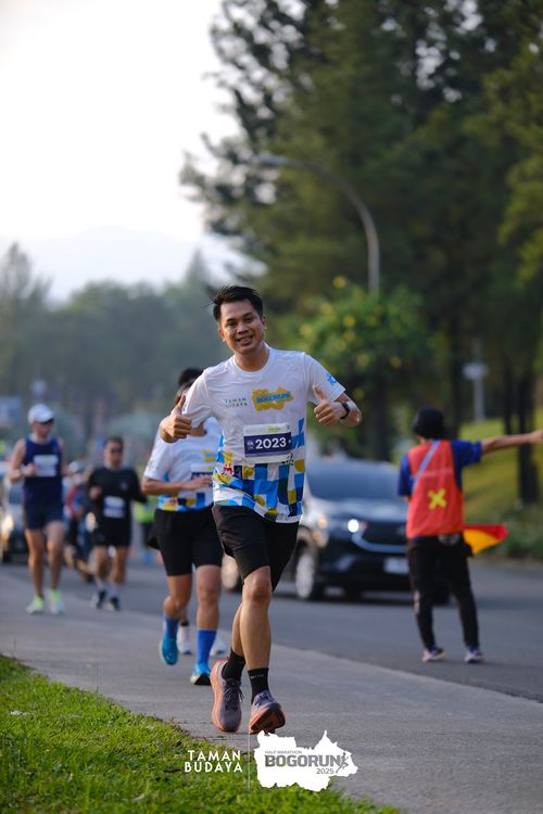 Race photo from Taman Budaya x BOGORUN 2025