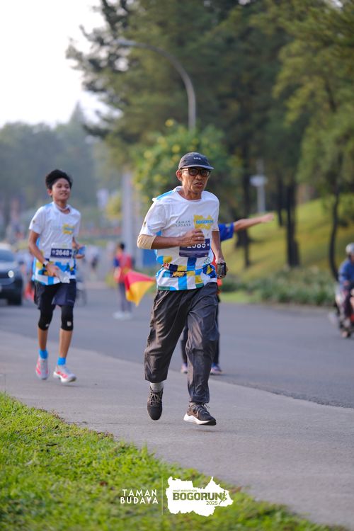 Race photo from Taman Budaya x BOGORUN 2025