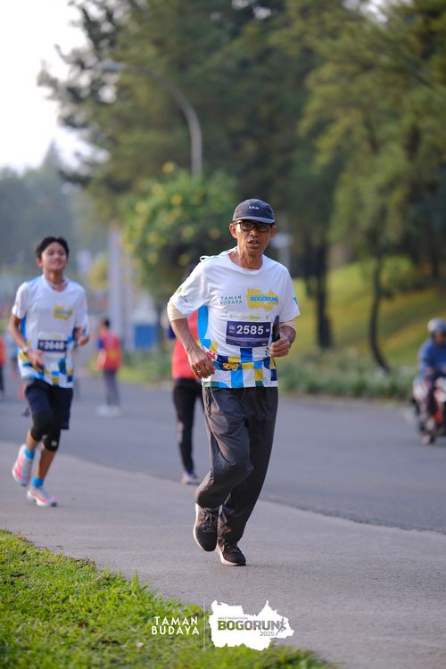 Race photo from Taman Budaya x BOGORUN 2025