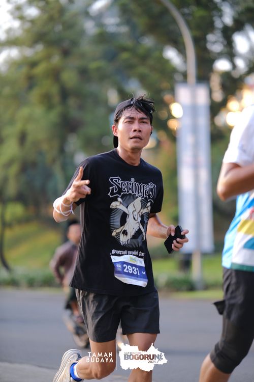 Race photo from Taman Budaya x BOGORUN 2025