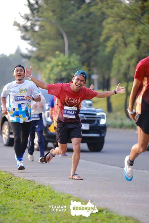 Race photo from Taman Budaya x BOGORUN 2025