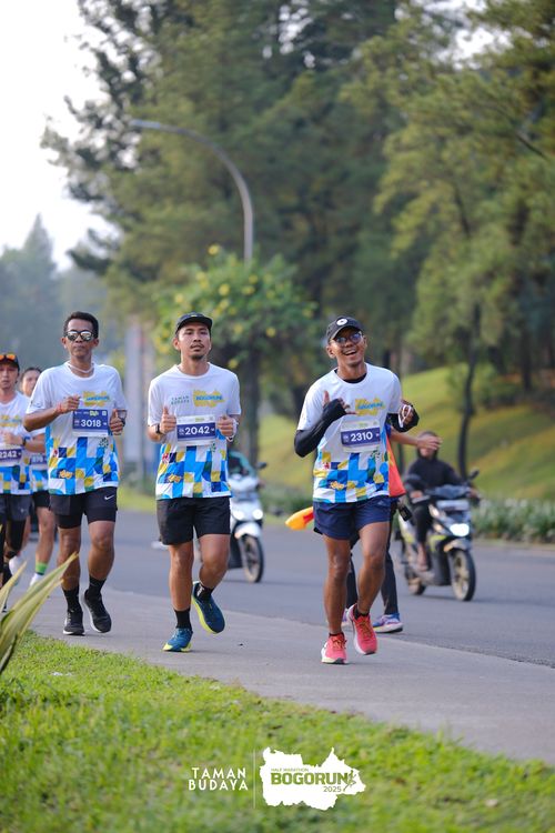 Race photo from Taman Budaya x BOGORUN 2025