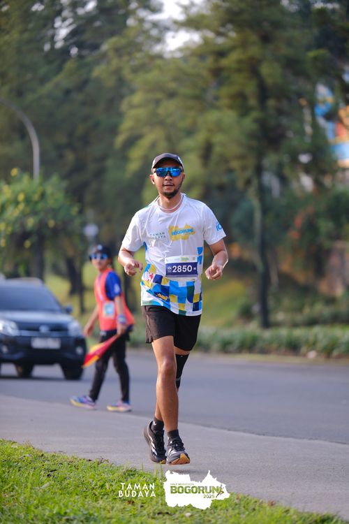 Race photo from Taman Budaya x BOGORUN 2025