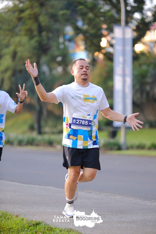Race photo from Taman Budaya x BOGORUN 2025