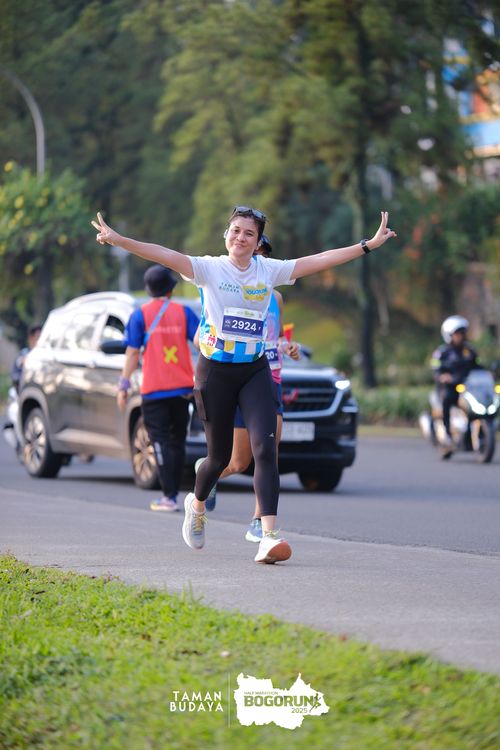 Race photo from Taman Budaya x BOGORUN 2025