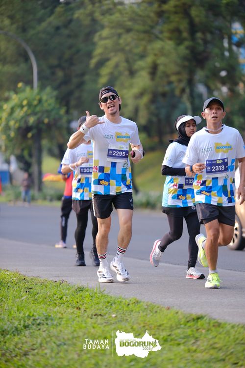 Race photo from Taman Budaya x BOGORUN 2025