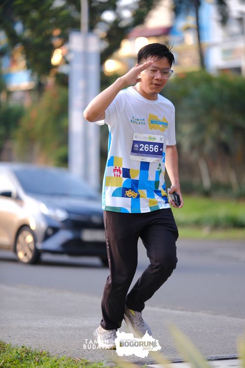 Race photo from Taman Budaya x BOGORUN 2025