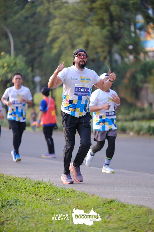 Race photo from Taman Budaya x BOGORUN 2025