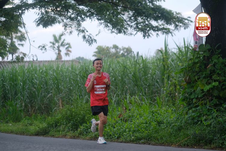 Race photo from Kediri Half Marathon 2025