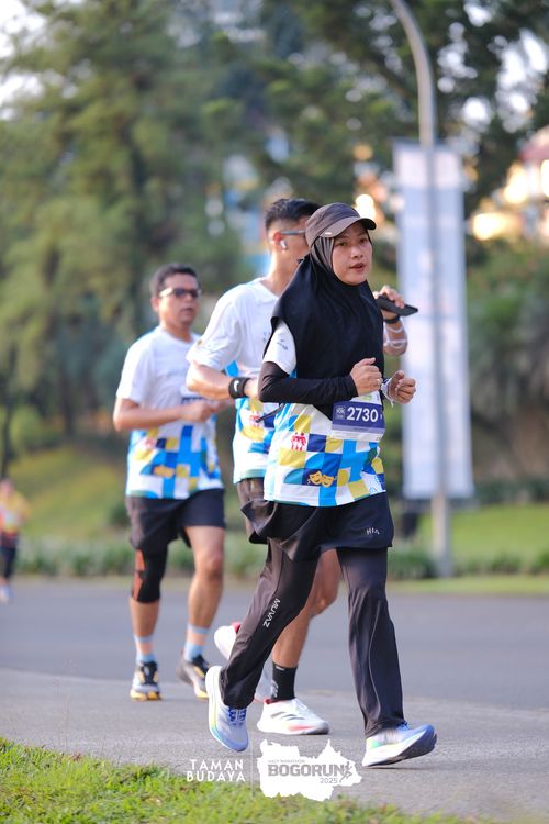 Race photo from Taman Budaya x BOGORUN 2025