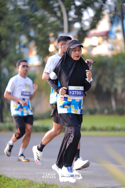 Race photo from Taman Budaya x BOGORUN 2025