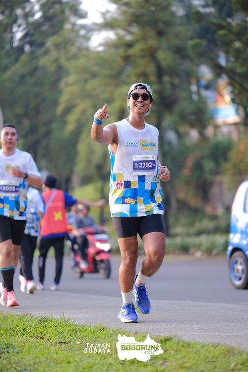 Race photo from Taman Budaya x BOGORUN 2025