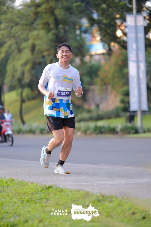 Race photo from Taman Budaya x BOGORUN 2025