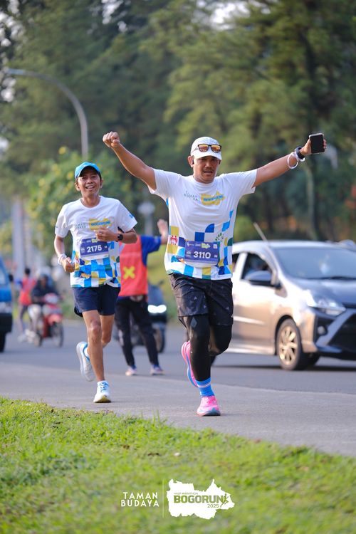Race photo from Taman Budaya x BOGORUN 2025