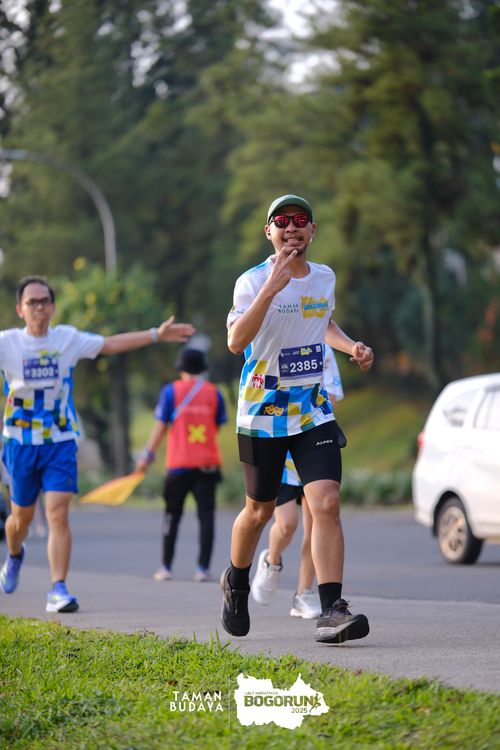 Race photo from Taman Budaya x BOGORUN 2025