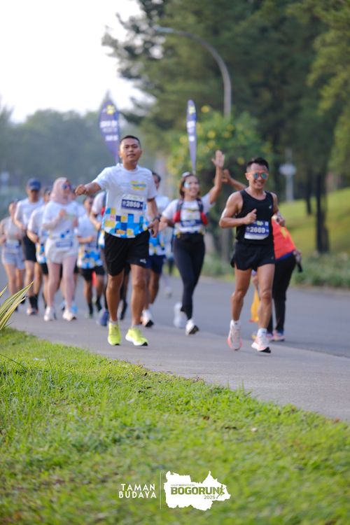 Race photo from Taman Budaya x BOGORUN 2025