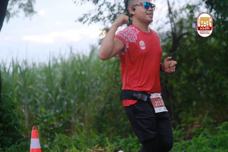 Race photo from Kediri Half Marathon 2025