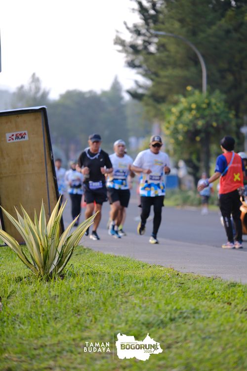 Race photo from Taman Budaya x BOGORUN 2025