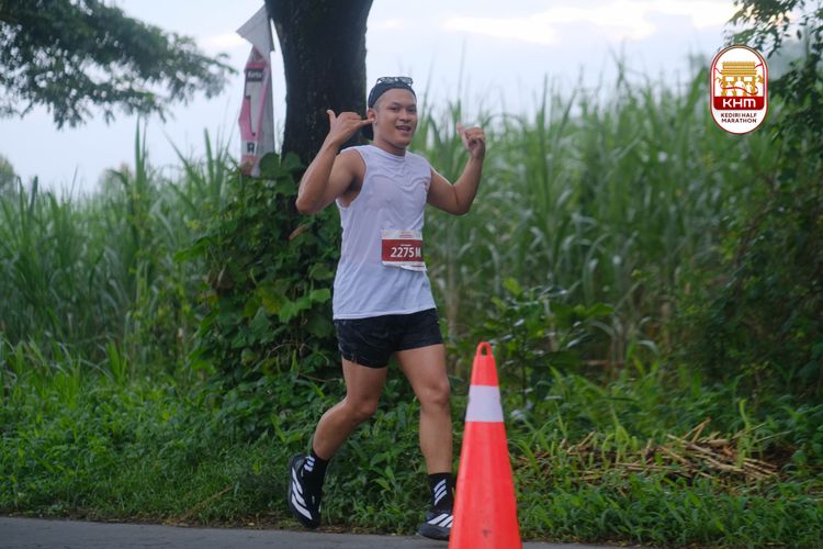 Race photo from Kediri Half Marathon 2025