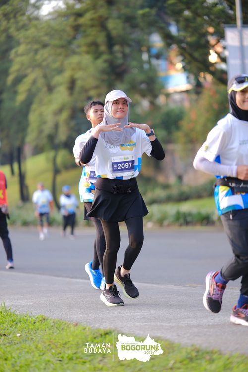 Race photo from Taman Budaya x BOGORUN 2025