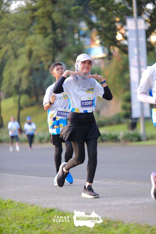 Race photo from Taman Budaya x BOGORUN 2025
