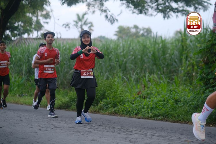Race photo from Kediri Half Marathon 2025