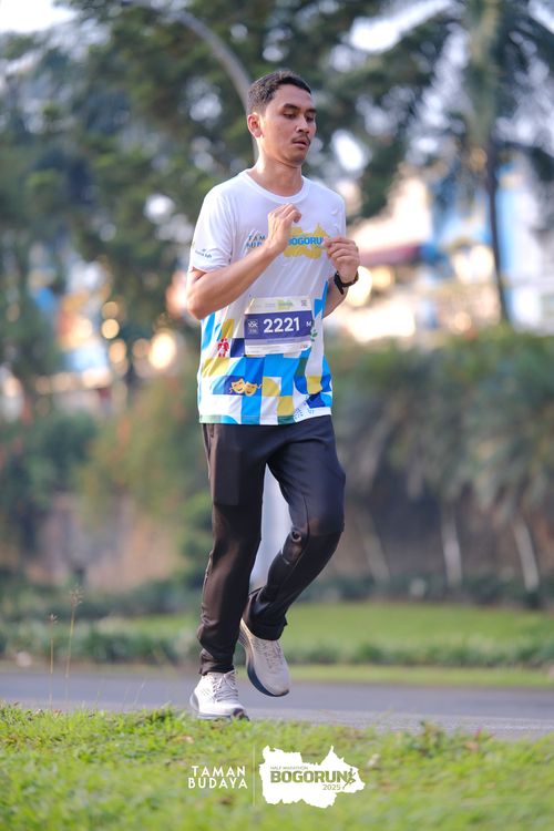 Race photo from Taman Budaya x BOGORUN 2025