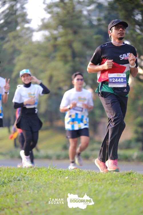 Race photo from Taman Budaya x BOGORUN 2025