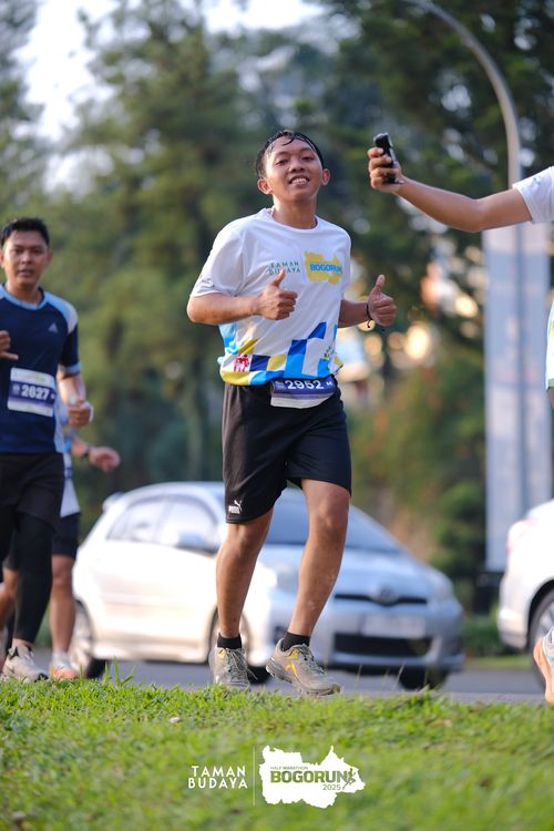 Race photo from Taman Budaya x BOGORUN 2025