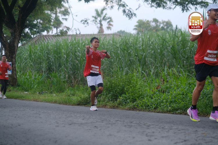 Race photo from Kediri Half Marathon 2025
