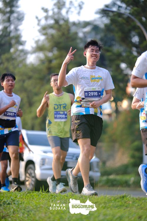 Race photo from Taman Budaya x BOGORUN 2025