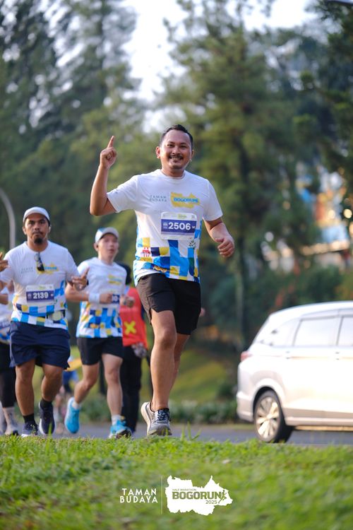 Race photo from Taman Budaya x BOGORUN 2025