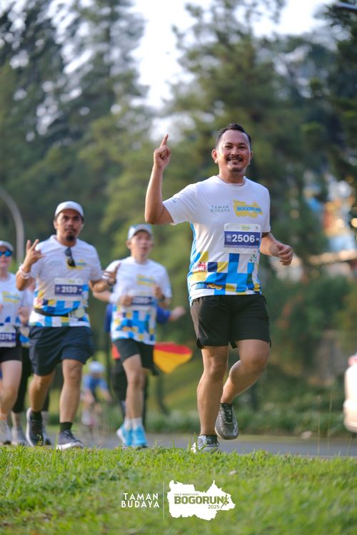 Race photo from Taman Budaya x BOGORUN 2025